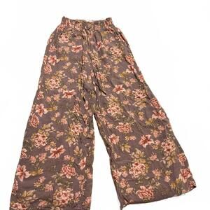 American Eagle Flowy Floral Wiide Leg Pants Size XS